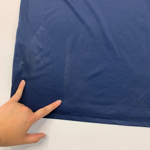 Nike LA Rams Polo Shirt Mens XXL 2XL Navy Blue Dri Fit NFL OnField Performance * - Picture 10 of 15